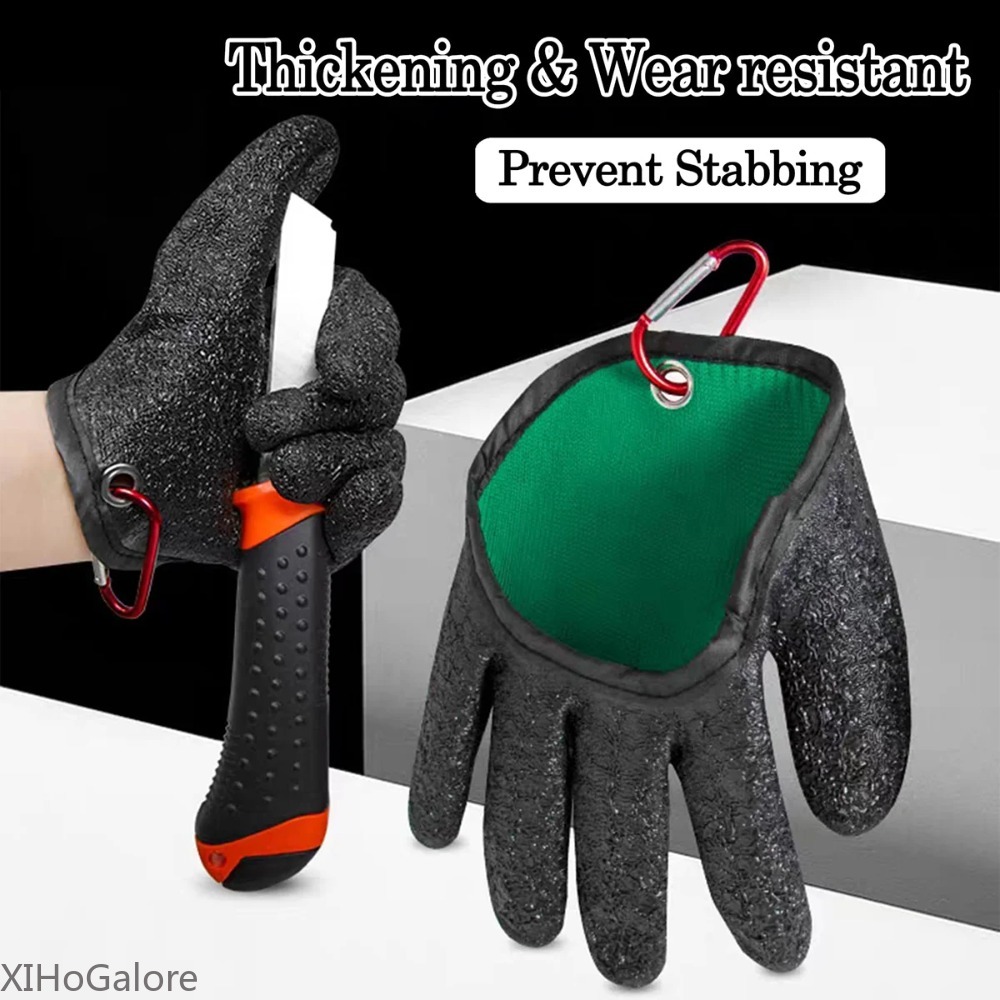 Heavy Duty Anti Slip Puncture  - Fishing Gloves 评论和价格