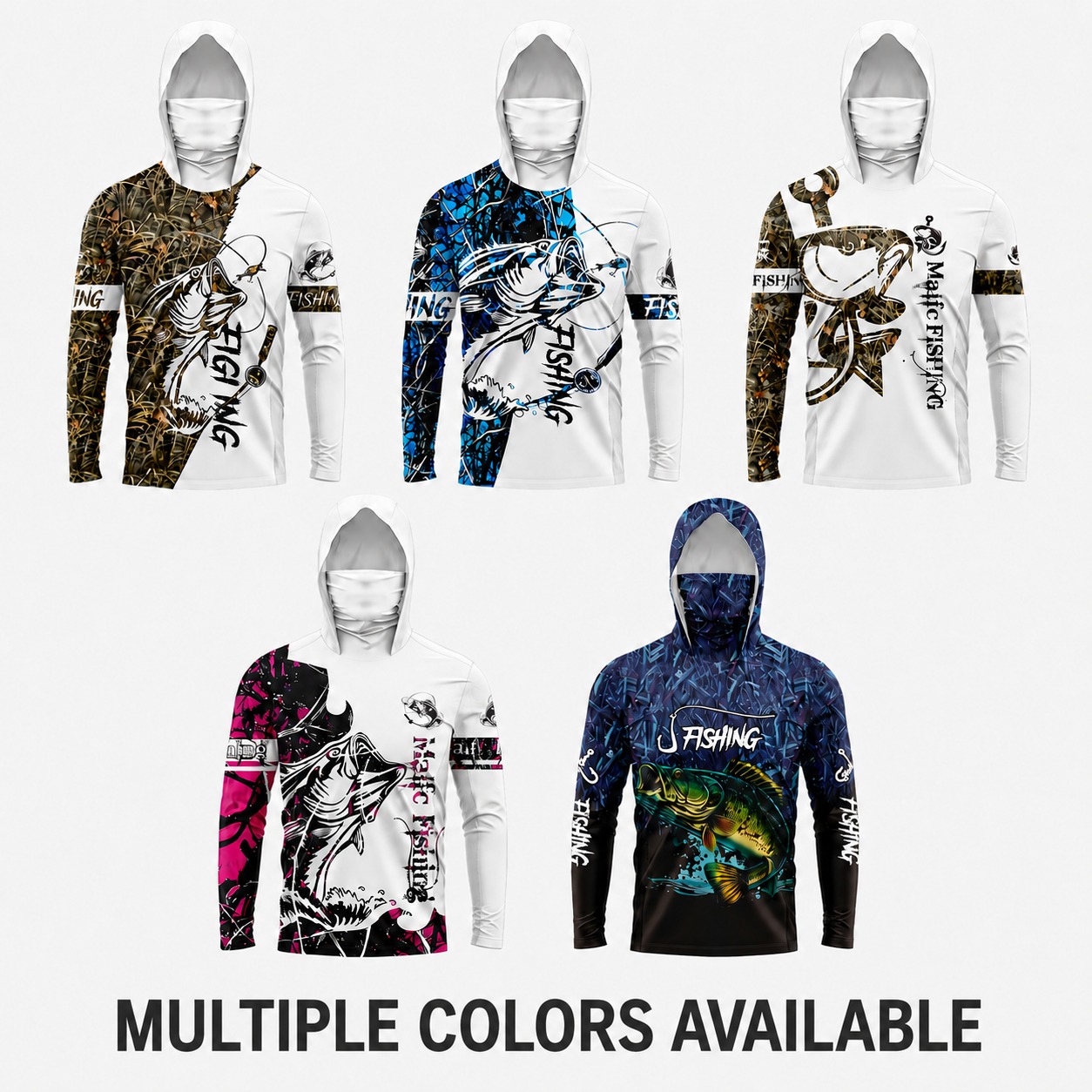 MALFC 1PC Men Hood Fishing Shi - Fishing Shirt Uv Protection 评论和价格