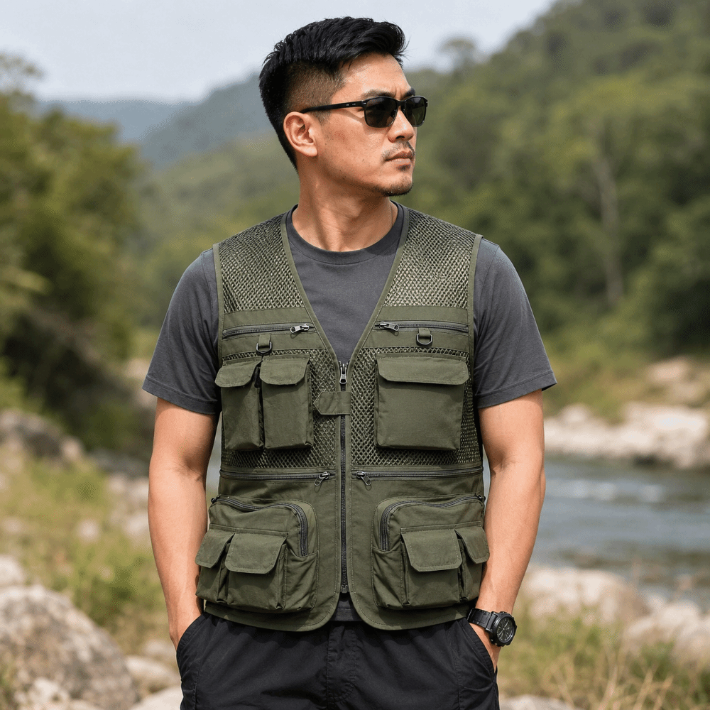 Durable with 16 Pockets Fishin - Fishing Vest 评论和价格